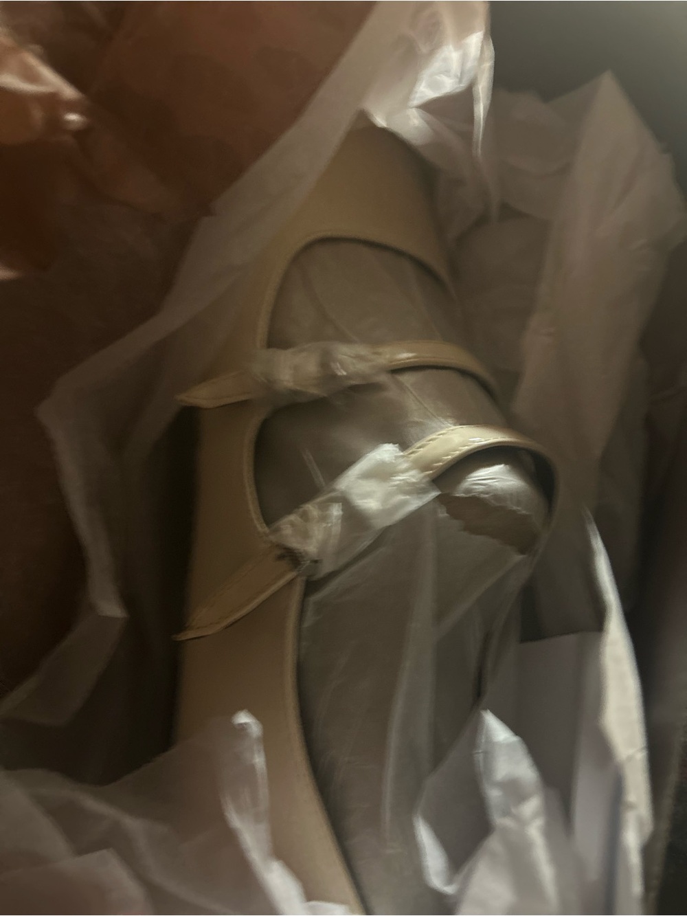 Franco Sarto Mary Jane Flats in Beige